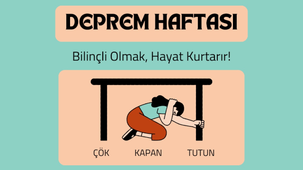 DEPREM TATBİKATIMIZI GERÇEKLEŞTİRDİK.